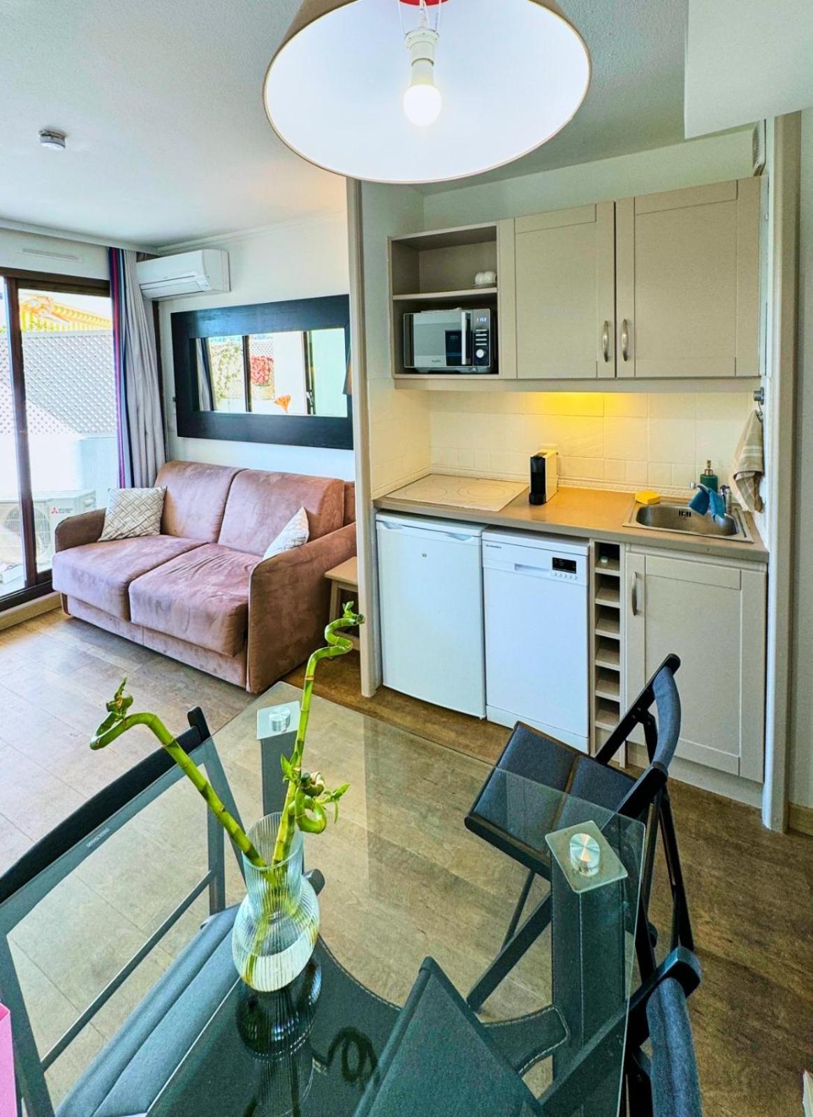 Appartement Bord De Mer Residence L'Ange Gardien 빌프랑슈쉬르메르 외부 사진